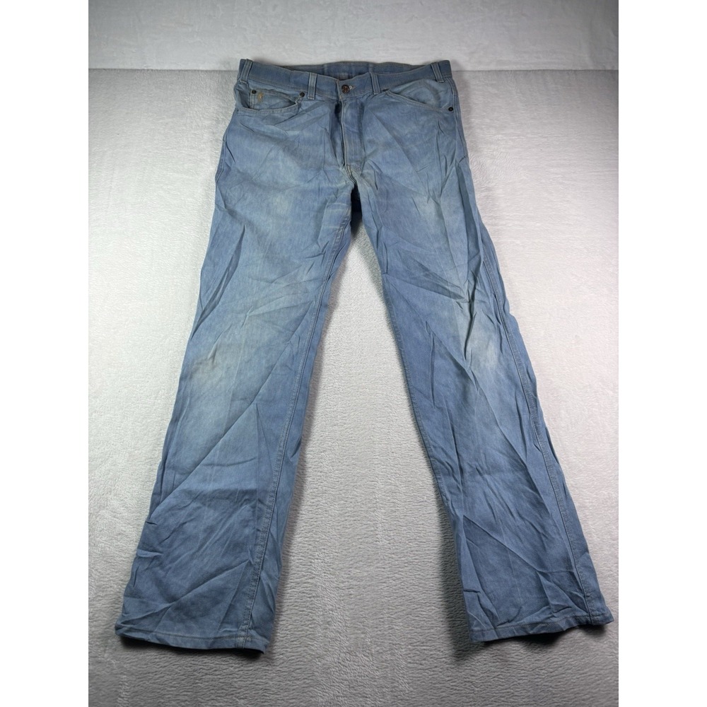 VINTAGE Levi's 530 Jeans Men's 36x32 Zipper Issue Light Wash Straight Leg Y2K